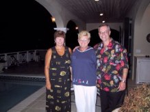 Susanne, Brenda and Danny in St. John